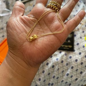 18k Saudi gold bracelet 7inch